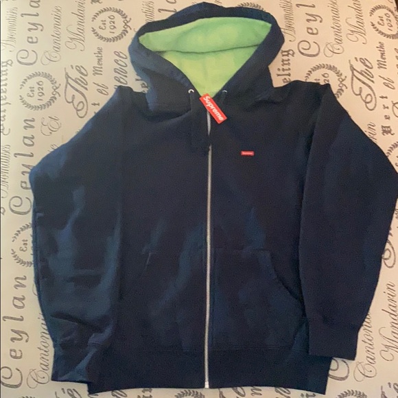 neon green supreme hoodie
